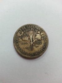 1000 RÉIS CENTENÁRIO DA INDEPENDÊNCIA (1822 A 1922)