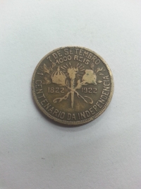 1000 RÉIS CENTENÁRIO DA INDEPENDÊNCIA (1822 A 1922)