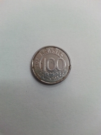 100 CRUZEIROS (PEIXE BOI)