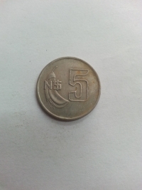 5 PESOS NOVOS