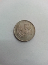 5 PESOS NOVOS