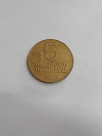 5 PESOS URUGUAYOS 