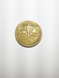 1000 RÉIS CENTENÁRIO DA INDEPENDÊNCIA (1822 A 1922)