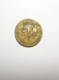 1000 RÉIS CENTENÁRIO DA INDEPENDÊNCIA (1822 A 1922)