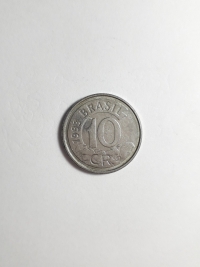 10 CRUZEIROS REAIS (TAMANDUÁ)