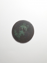 80 RÉIS COM CARIMBO GERAL DE 40