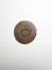 80 RÉIS COM CARIMBO GERAL DE 40