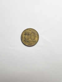 50 CENTAVOS (DEFEITO DE CUNHAGEM)