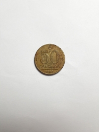50 CENTAVOS (DEFEITO DE CUNHAGEM)