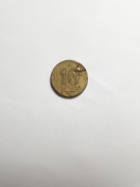 10 CENTAVOS (DEFEITO DE CUNHAGEM)