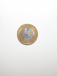 1 REAL (ENTREGA DA BANDEIRA OLÍMPICA)