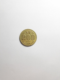 200 RÉIS (LEPROSARIUM COINAGE)
