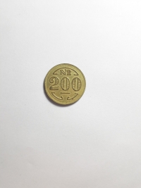 200 RÉIS (LEPROSARIUM COINAGE)
