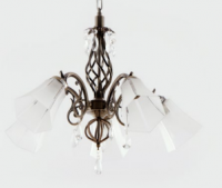 LUSTRE GINA 5 OV (ADN MAIS ILUMINAÇÃO)