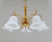LUSTRE ELLEN DOURADO 5 (ADN MAIS ILUMINAÇÃO)