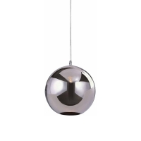 PENDENTE ESFERA DE VIDRO CROMADO (STELLA)
