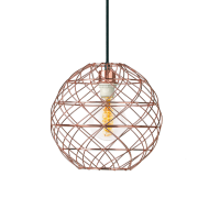 PENDENTE ARAMADO METAL COBRE (NEW LINE IMPORTS)