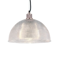 PENDENTE METAL COBRE E VIDRO TRANSPARENTE (NEW LINE IMPORTS)