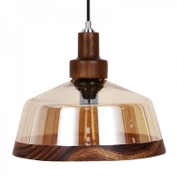 PENDENTE LAMPO VIDRO ÂMBAR 461 (NEW LINE IMPORTS)