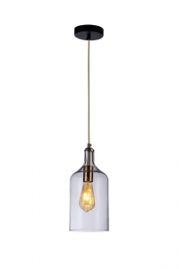 PENDENTE METAL DOURADO E VIDRO (NEW LINE IMPORTS)