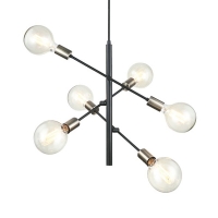 PENDENTE METAL PRETO (NEW LINE IMPORTS)