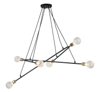 PENDENTE PRETO E DOURADO (NEW LINE IMPORTS)