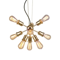 PENDENTE METAL DOURADO (NEW LINE IMPORTS)