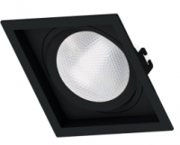 EMBUTIDO PAR30 QUADRADO PRETO (SAVE ENERGY)