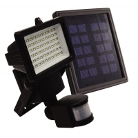 REFLETOR SOLAR 60 LED'S COM SENSOR DE MOVIMENTO (ECOFORCE)