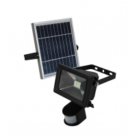 REFLETOR SOLAR 800 LUMENS COM SENSOR DE MOVIMENTO (ECOFORCE)