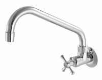 TORNEIRA COZINHA BICA MÓVEL PAREDE TETRA 1165 C 24 BA (MEBER)