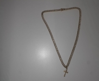 COLAR DE CRISTO OURO 18K